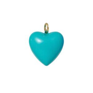 Roxanne Assoulin The Big Puffy Heart Charms Dark Turquoise